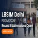 LBSIM Delhi PGDM Admissions 2026 Round II Open; Apply by May 15